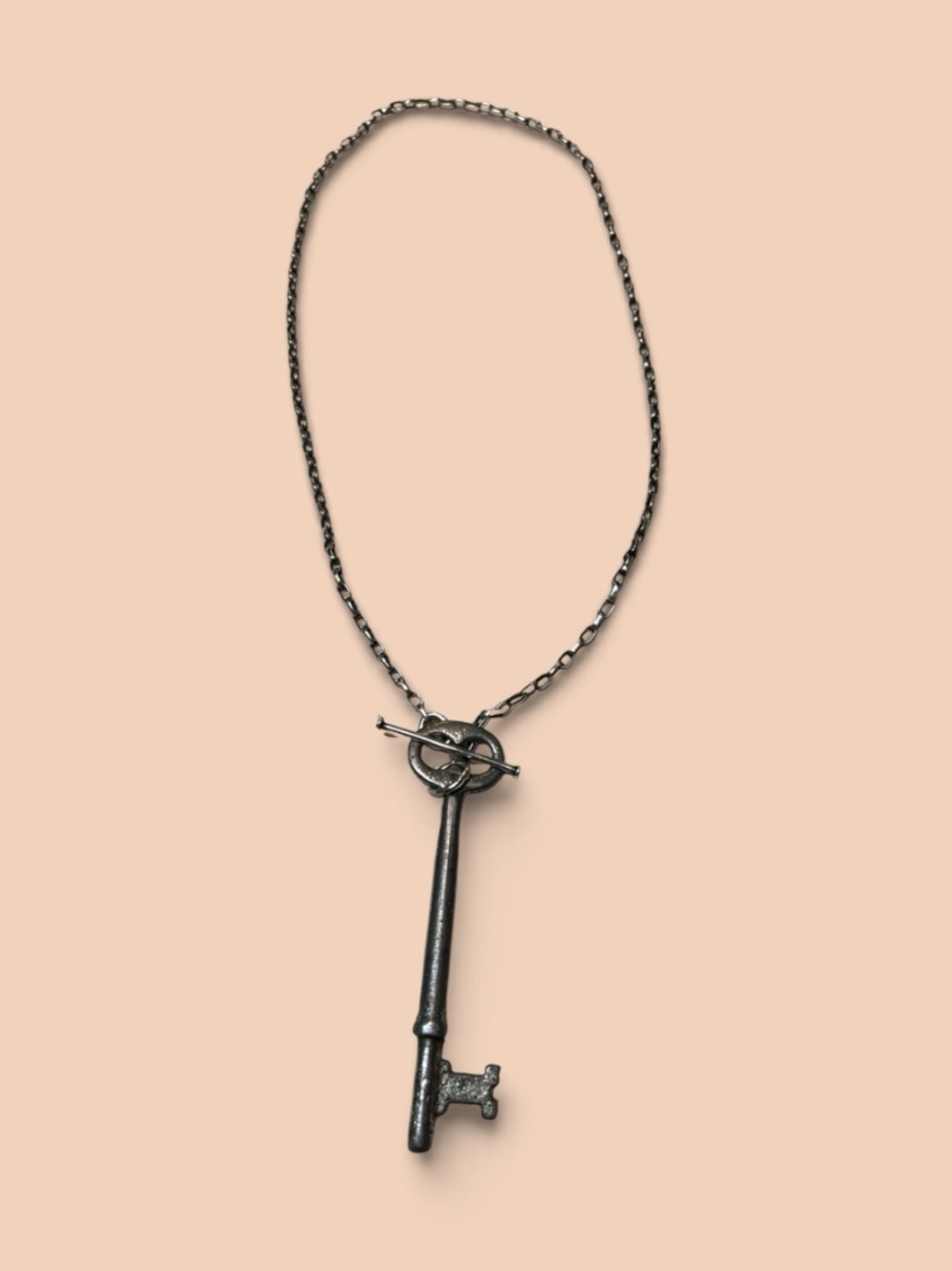 Jessi Taylor Silver Key Pendant Necklace - Women Jewelry